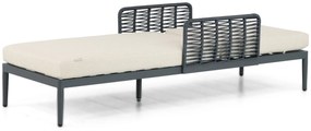 Coco Ibiza Ligbed Aluminium/wicker Grijs