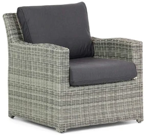 Tuinstoel Wicker Grijs-antraciet Garden Collections Giardino