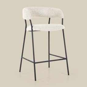 Barkruk Beige Boucle Stof