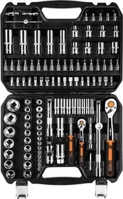 NEO Doppenset 1/4"-1/2"110 Delig 10-066