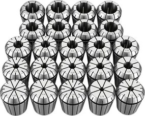 VEVOR ER40 spantangenset 1/8 inch tot 1 inch, 23-delige spantangenset, voor CNC-frees- en boormachines, nauwkeurigheid van 0,0006 inch, precisiespantangen met koffer, gelegeerd staal