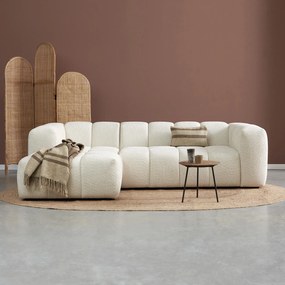 Design Bank Creme Hoek Links