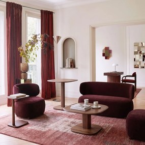 Salontafel van massief notenhout, MONCEAU