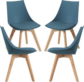 Set 4 Blok Stoelen