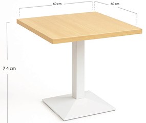 Kuat Wit 60cm tafel