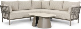 Hoek loungeset 5 personen Rope Taupe  Santika Furniture Santika