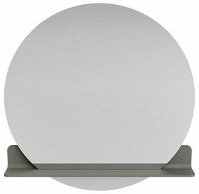 Mondiaz Spot spiegel rond Ø90cm met planchet smoke