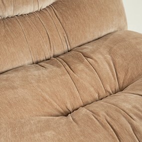 Fauteuil Met Geplooide Stof