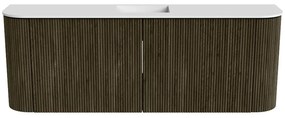 Mondiaz Joya 115cm toiletmeubel ronding links/rechts shadow met wastafel faye midden 1 kraangat talc