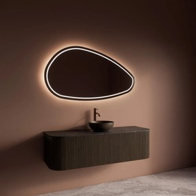 Gliss Design Sirius spiegel organisch 140x82cm met handsensor