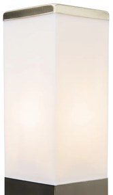 Smart buitenlamp 45 cm staal incl. Wifi P45 - Malios