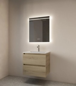 Gliss Design Decora spiegel met LED-verlichting en verwarming 60x70cm