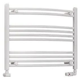 Eastbrook Wendover gebogen horizontale radiator 60x75cm Wit 314 watt