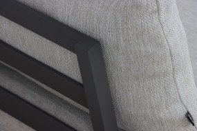 Loungeset 5 personen Aluminium/Teak Grijs Lifestyle Garden Furniture Vittoria
