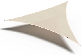 Platinum Coolfit schaduwdoek driehoek 3.6x3.6x3.6m - Gebroken Wit