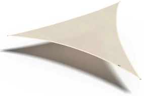 Platinum Coolfit schaduwdoek driehoek 3.6x3.6x3.6m - Gebroken Wit
