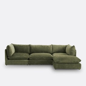 Modulaire bank, getextureerd fluweel, Malo