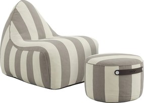 Sackit Stoel & Pouf Outdoor - Renesse Taupe