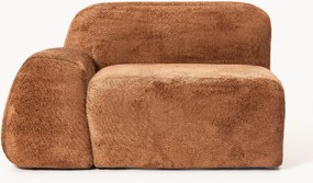 Hoekmodule Wolke van teddy-bouclé