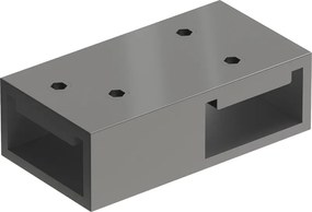 Mexen T-verbinding voor wandsteunen, gun metal - 800-09-95