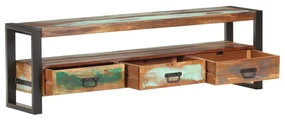 vidaXL Tv-meubel 150x30x45 cm massief gerecycled hout
