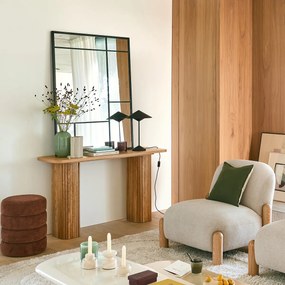 Industriële metalen spiegel 120x90 cm, Lenaig