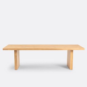 Tafel 8/10 personen in massief eik, Vova