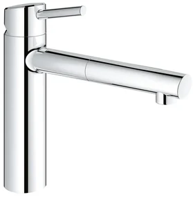 GROHE Concetto Keukenkraan - uittrekbare uitloop - chroom 31129001