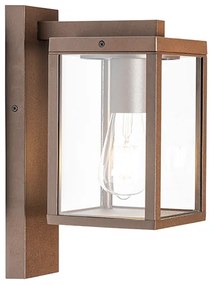 Industriële buiten wandlantaarn roestbruin IP44 - Charlois