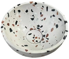 Livli Estrela toiletmeubel 40cm ribbelfront met Terrazzo waskom