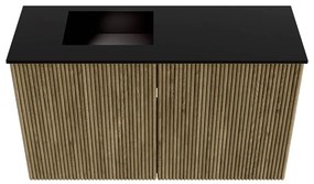 Mondiaz Joya 70cm toiletmeubel dusk met wastafel faye links 1 kraangat urban