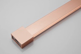 Saniclear Modern klemmen + stabilisatiestang 100cm geborsteld koper