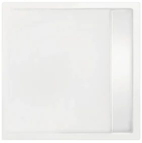 Xenz easy tray douchevloer 80x80x5cm rechthoek acryl wit 6952-01