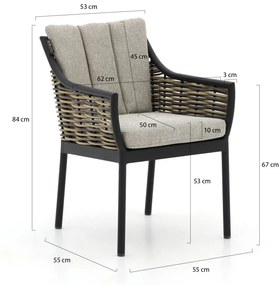 Apple Bee Milou 240cm dining tuinset 7-delig