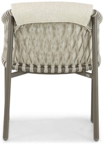 Tuinset 6 personen  Aluminium/rope Taupe 4 Seasons Outdoor Allora/Sand