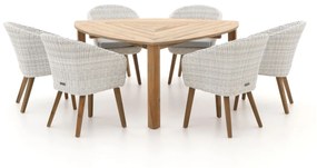 Intenso Tropea/ROUGH-S 170cm dining tuinset 7-delig