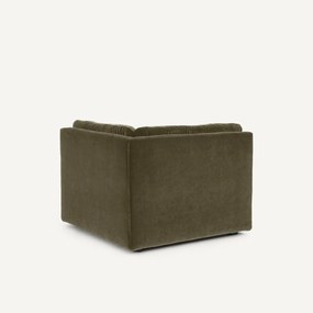 Modulaire 90° hoek in fluweel, GIULIANO