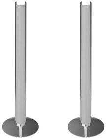 Eastbrook Pipes verdekking radiatorbuis 20cm met rozet chroom