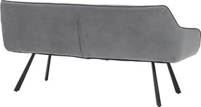 Eetkamerbank - Jazz - Stof Velours antraciet