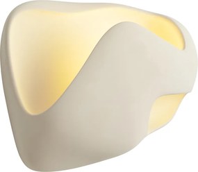 Japandi wandlamp creme 30cm - Pietra