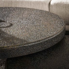 Salontafel Set Van 2 Liquid Metal