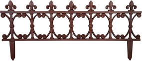 Esschert Design Gietijzeren perkhek met Franse lelie 82x36cm