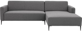 Goossens  Key West grijs, stof, 2,5-zits, modern design