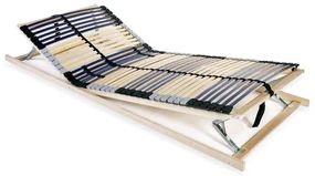 vidaXL Lattenbodem met 42 latten 7 zones 80x200 cm
