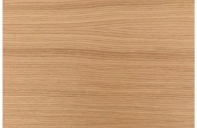 Goossens Salontafel Zyan organisch, hout eiken blank, modern design, 76 x 36 x 69 cm
