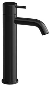 Hotbath COBBER Wastafelmengkraan zonder waste Gepolijst zwart PVD CB003HCPBP