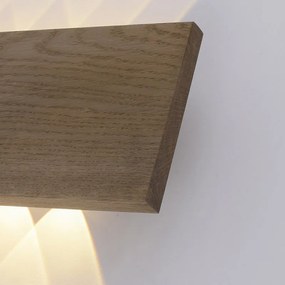 Landelijke wandlamp hout 32 cm incl. LED 6-lichts - Ajdin Modern Binnenverlichting Lamp