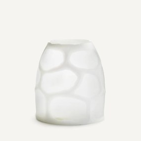 Vaas in mat glas, H20 cm, Arca