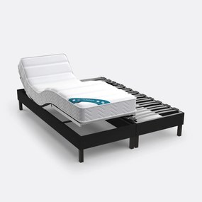 Relaxatiematras met 640 veren, 7 zones, stevige ondersteuning, zacht ligcomfort