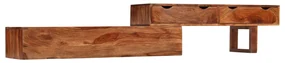 vidaXL Tv-meubel 200x30x35 cm massief sheeshamhout bruin